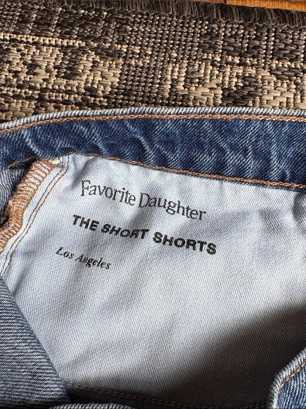 Favorite Daughter - Women’s Blue Denim Shorts - the short shorts - size 29